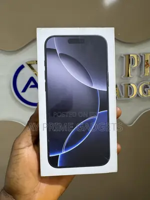 New Apple iPhone 16 Pro Max 256 GB Black