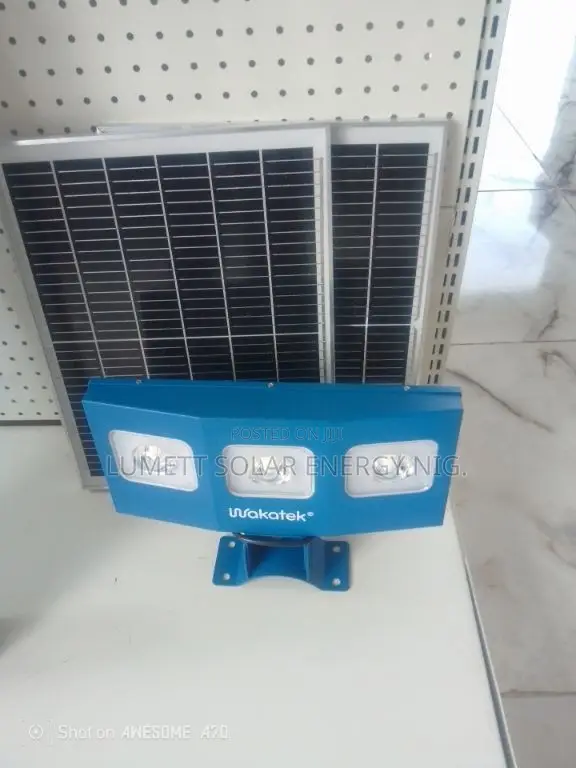 Wakatek 300W All in One Solar Flood Light With Panel