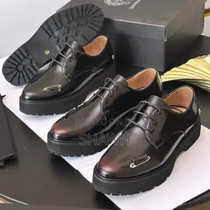 Chrome Hearts Patent Oxford Shoes