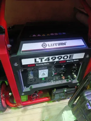 Original Lutian LT4990E 4.5KVA Generator – 100% Copper Coil