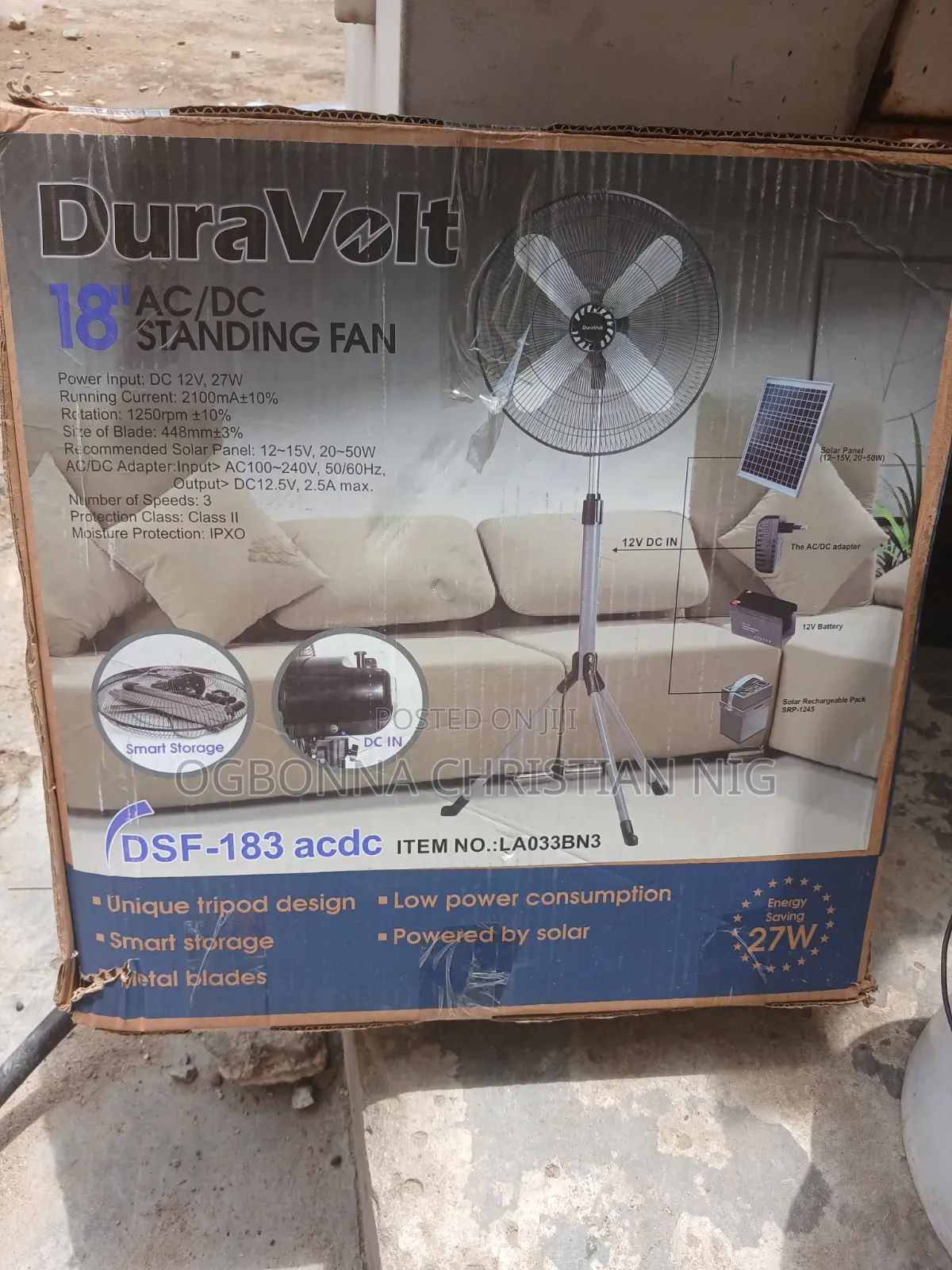 Duravolt Fan 18inch