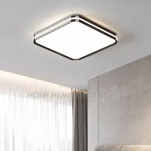 Modern Square LED Flush Mount Ceiling Light 3 Color for Bedroom