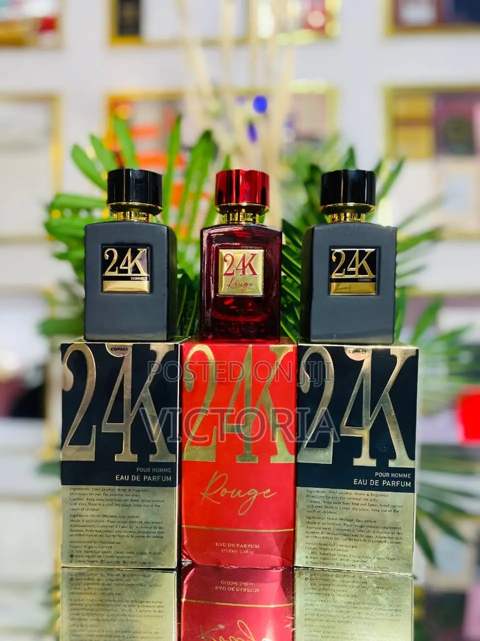 24k Perfume (Homme & Rouge)- 100ml