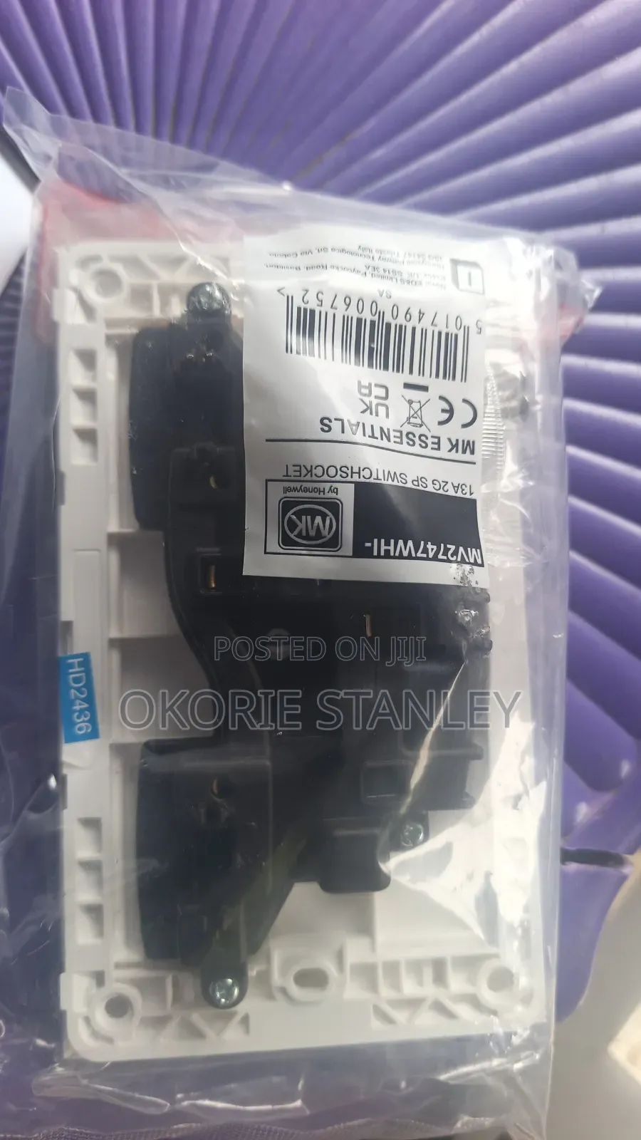 M.K Double Switch Socket