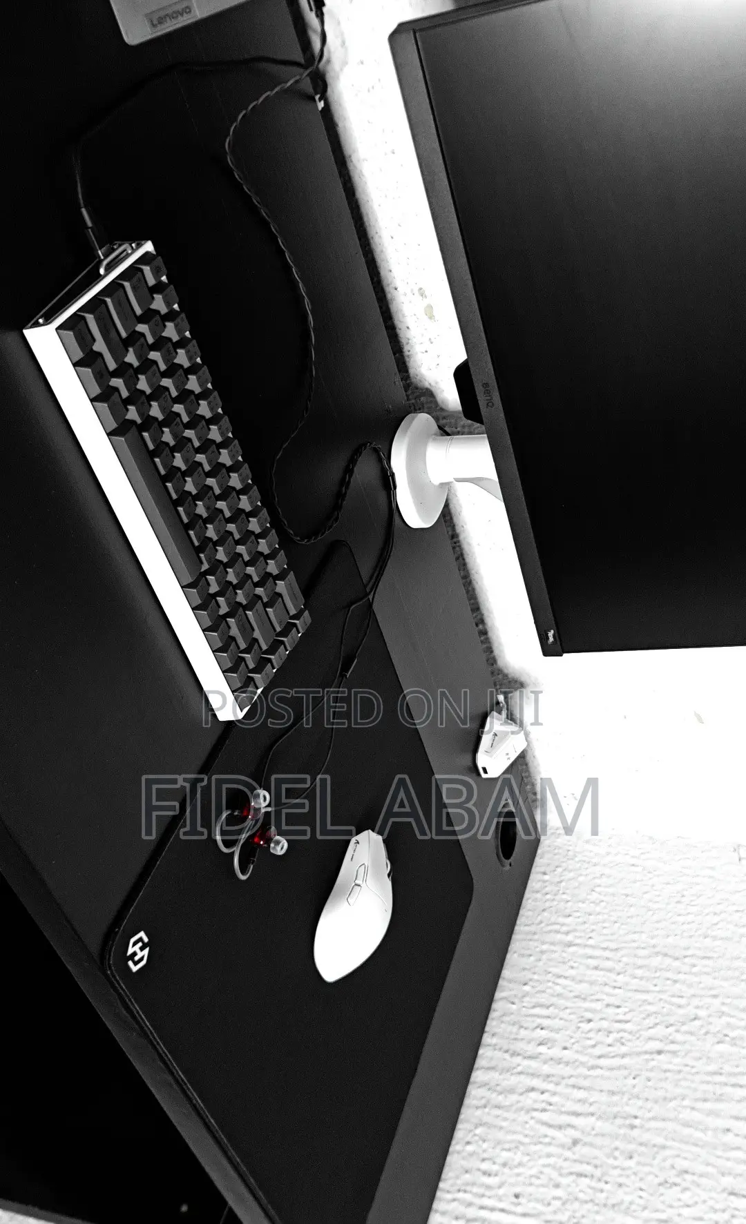 Premium Black Gaming Mousepad