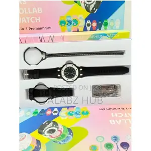 VRS 3-in-1 Collab Interchangeable Silicone Strap Watch Set