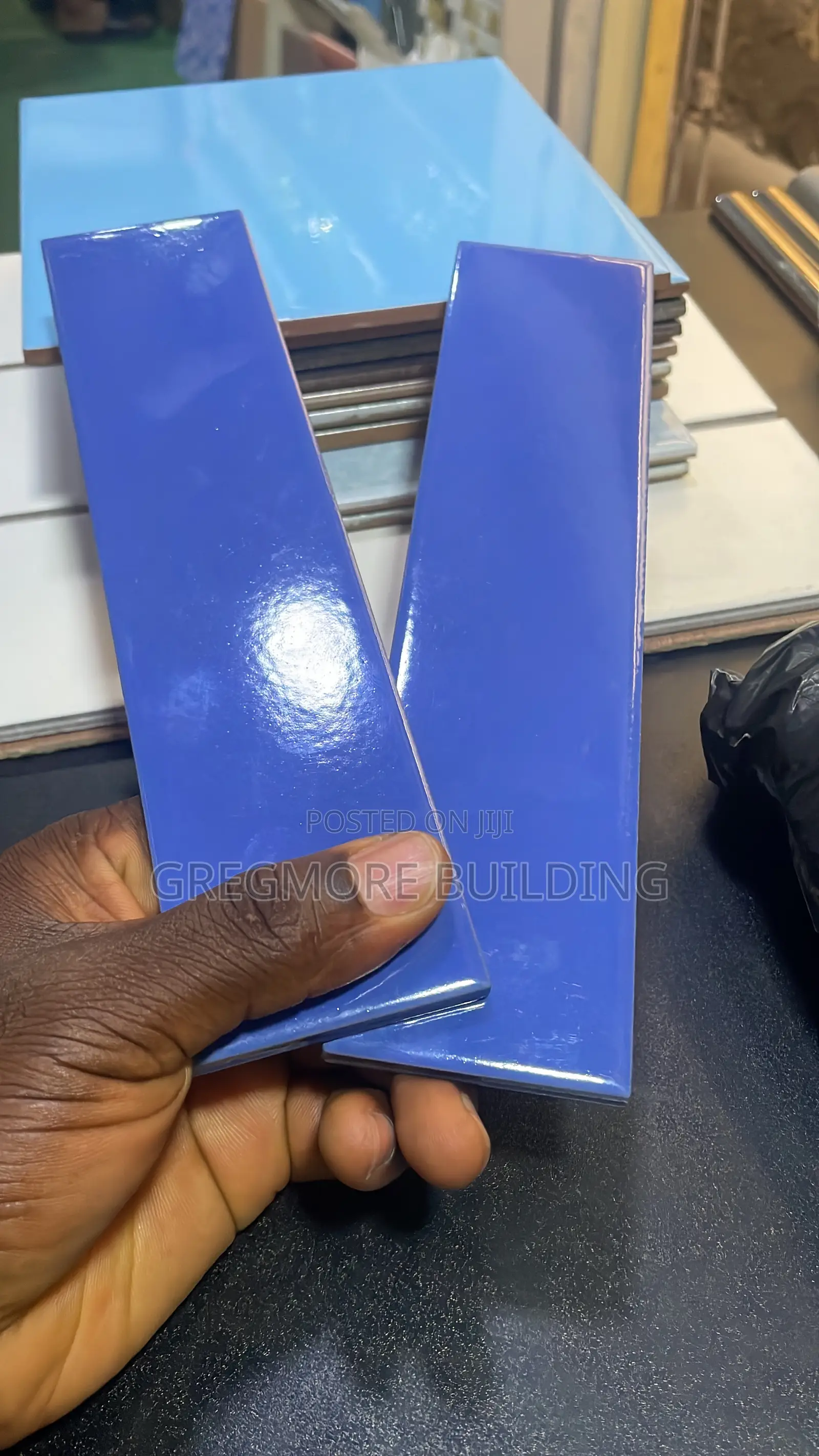 Blue Wall Bricks