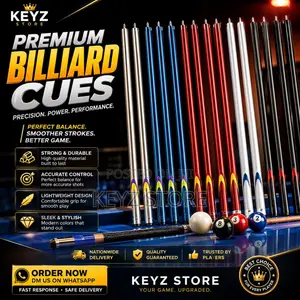 🎱 Fiber Snooker Cue Sticks 🔥