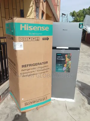 Hisense 205l Double Door Refrigerator With 205 Liter Capacity+silver