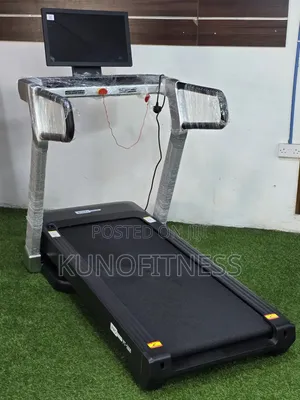 5HP Auto Incline/Decline Treadmill 21.5" Screen Bluetooth 150kg