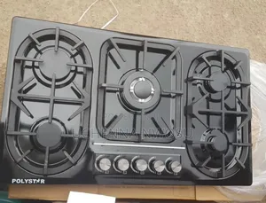Polystar Inbuilt Gas Cooker 5 Burnas