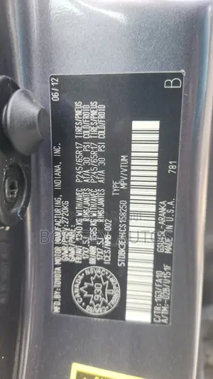 Toyota Highlander 2012 Gray