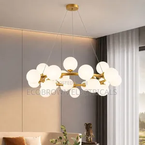 Modern Minimalist Stylish LED Ceiling Chandelier Lamps Design Art