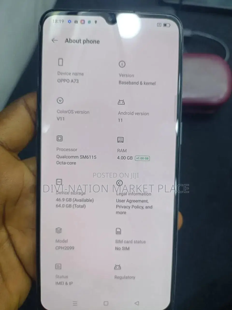 Oppo A73 64 GB Blue