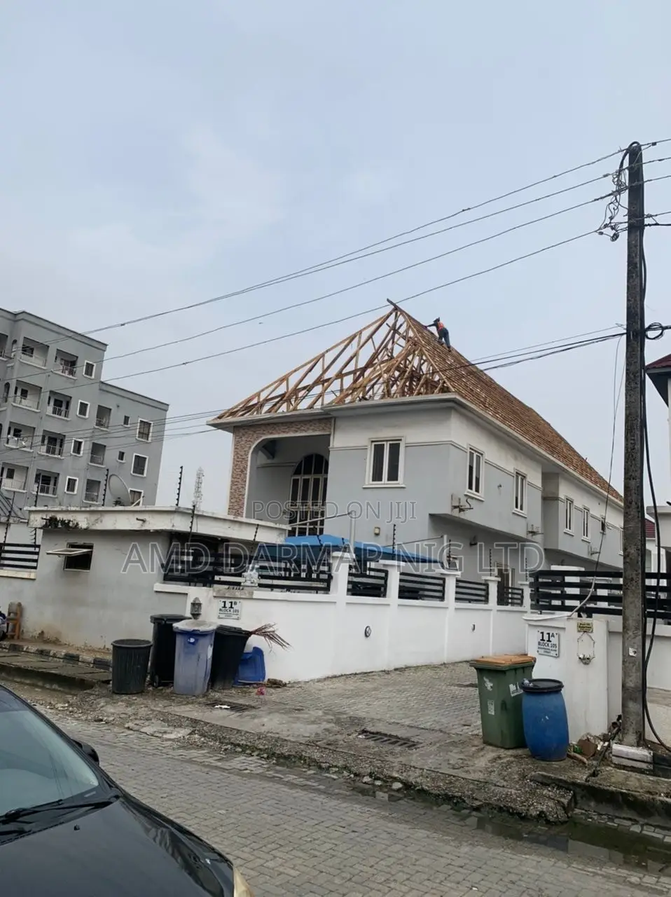 Stone Coated Black Shake Installed in Lagos