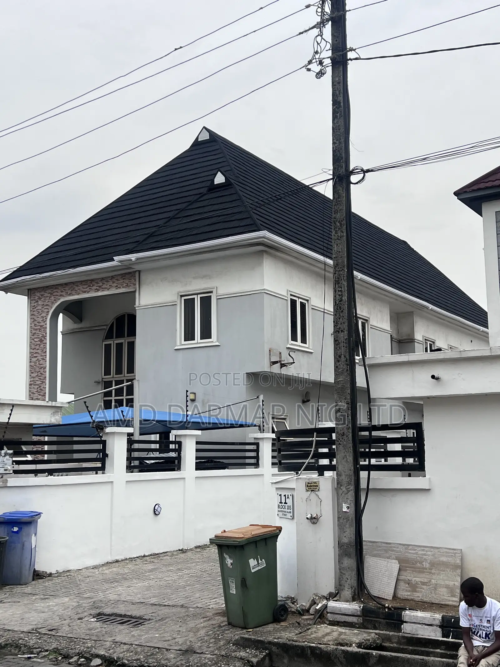 Stone Coated Black Shake Installed in Lagos