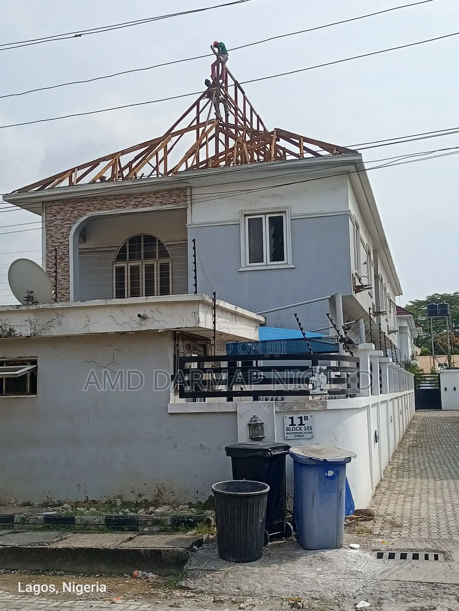 Stone Coated Black Shake Installed in Lagos