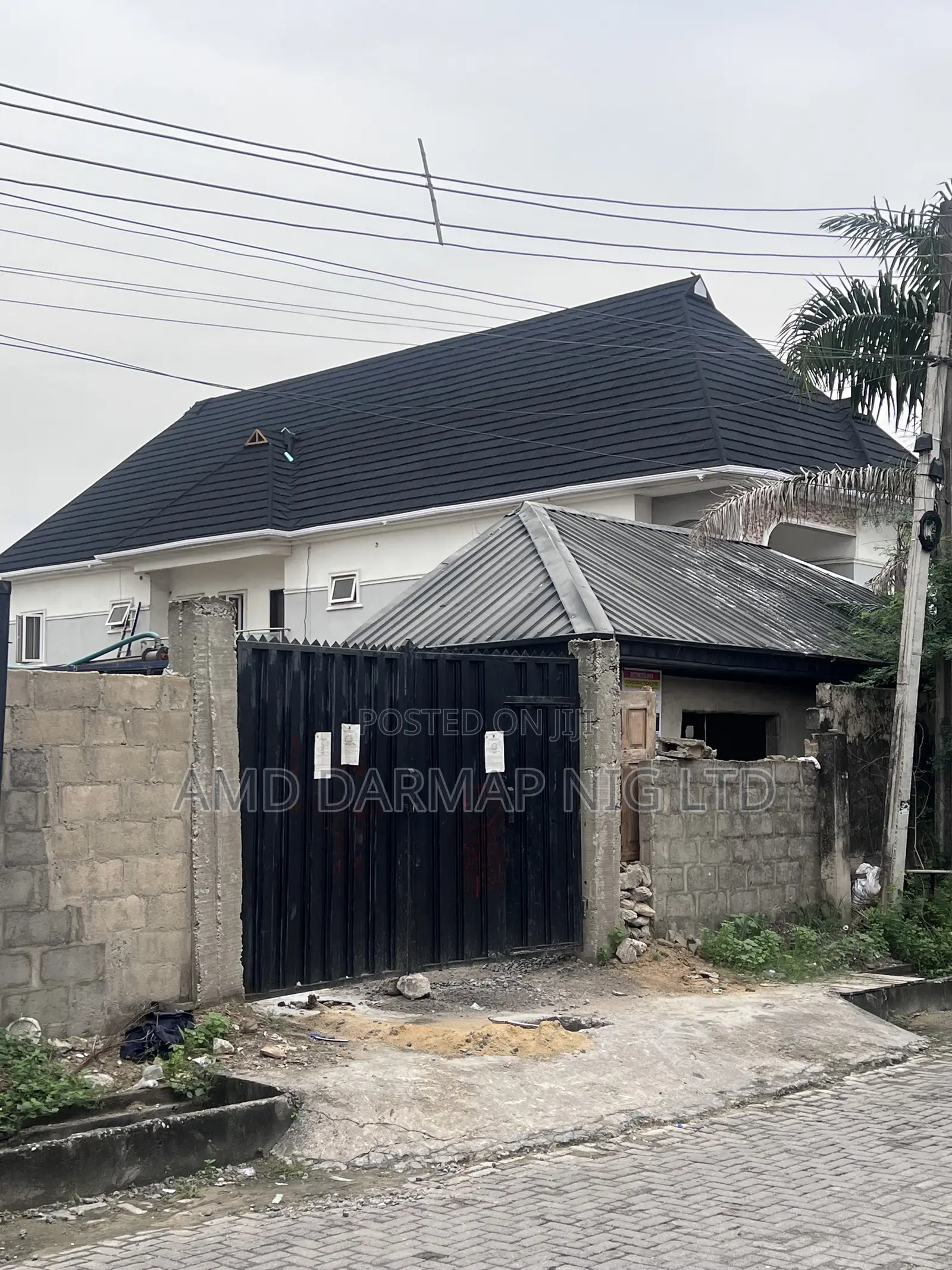 Stone Coated Black Shake Installed in Lagos