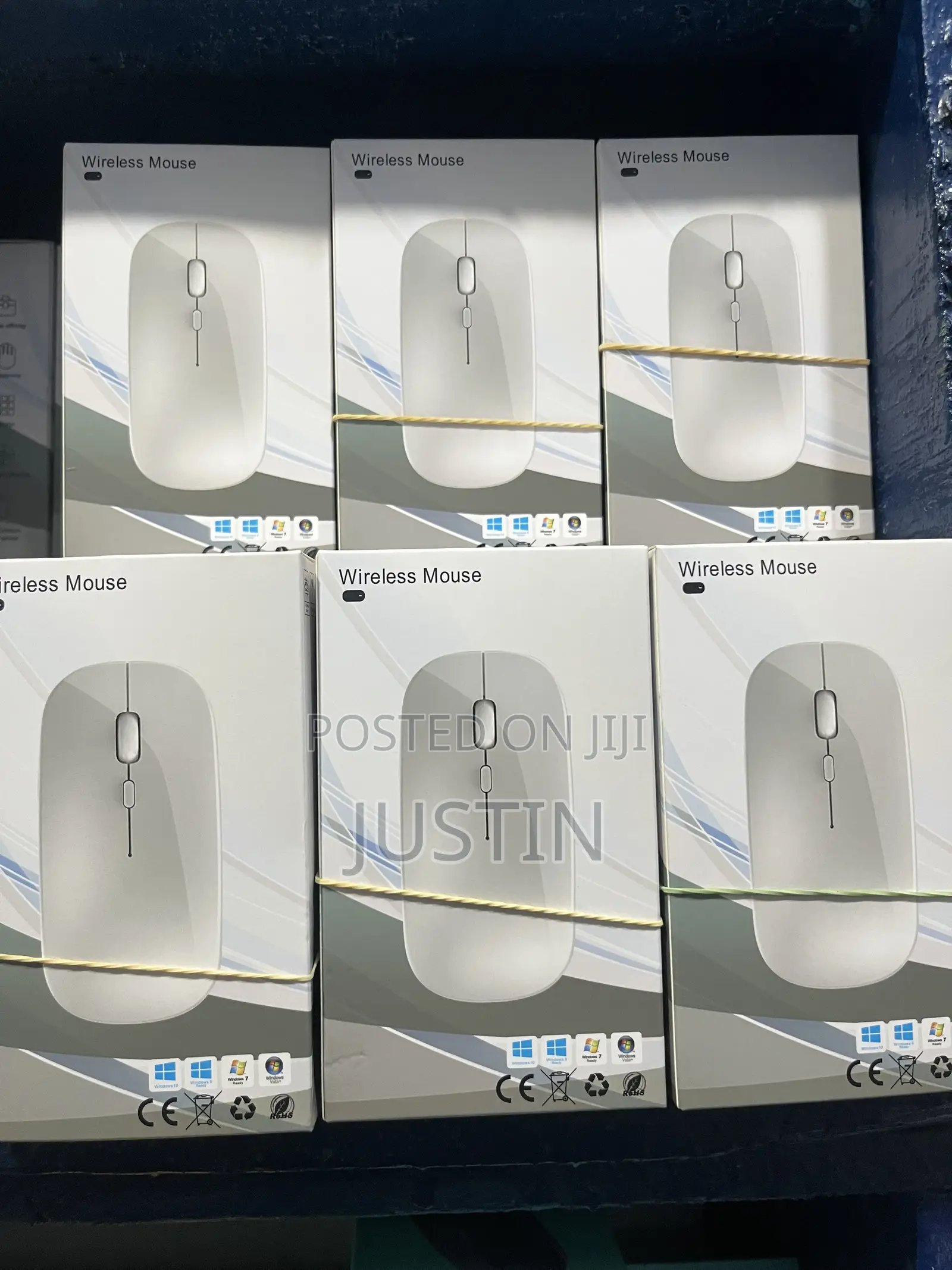 Rechargeable Wireless Bluetooth Mouse With Light