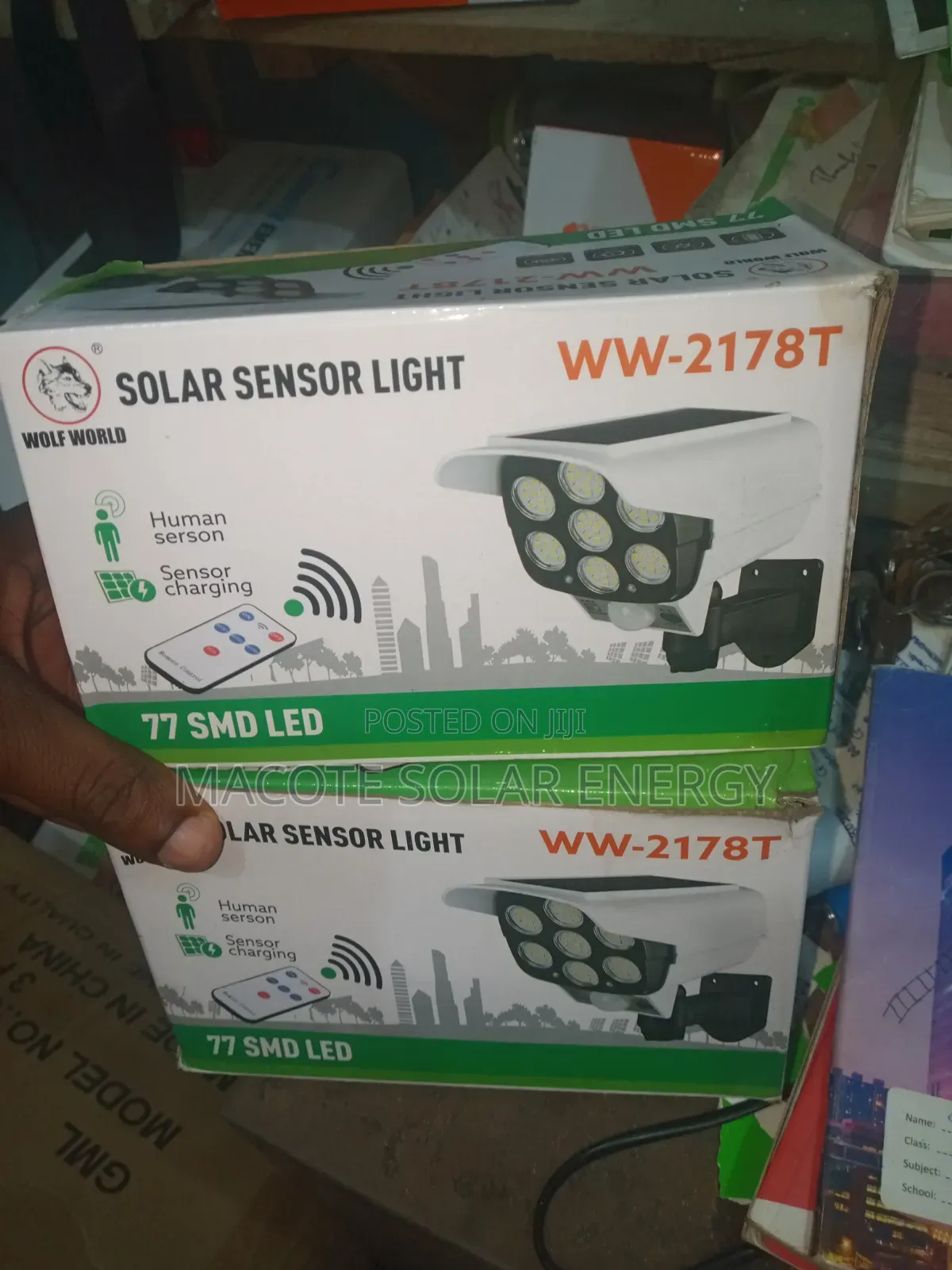 Wolf Would Solar Sensor Light