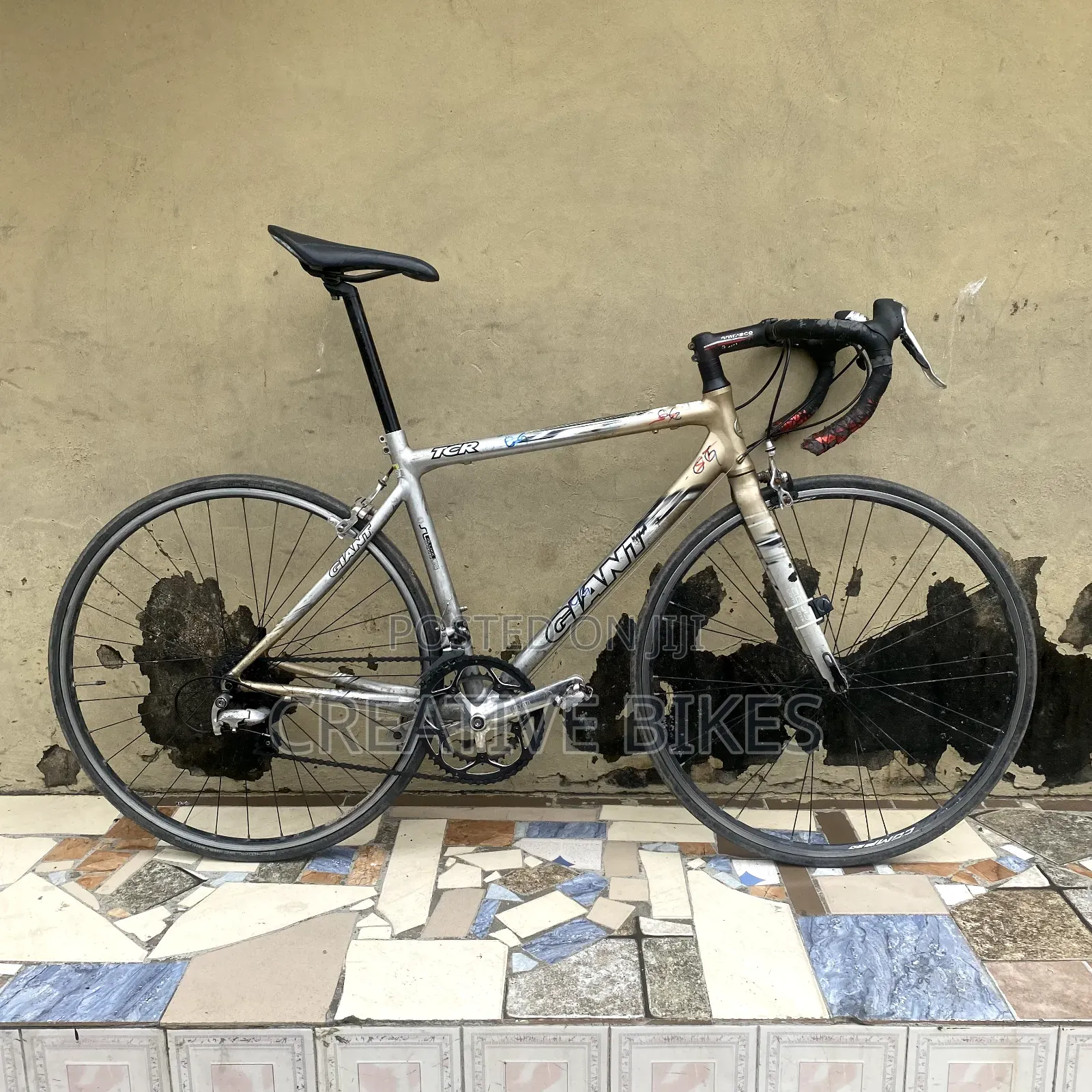 Sharp Brown Super Light 9-Speed Road Bike, Carbon Fork & Bearing Rims