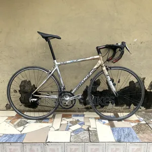 Sharp Brown Super Light 9-Speed Road Bike, Carbon Fork & Bearing Rims