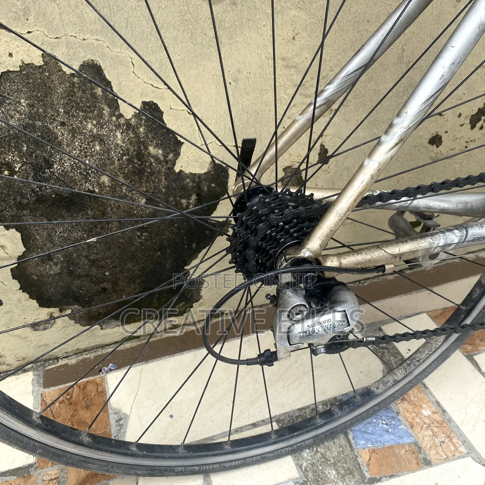 Sharp Brown Super Light 9-Speed Road Bike, Carbon Fork & Bearing Rims