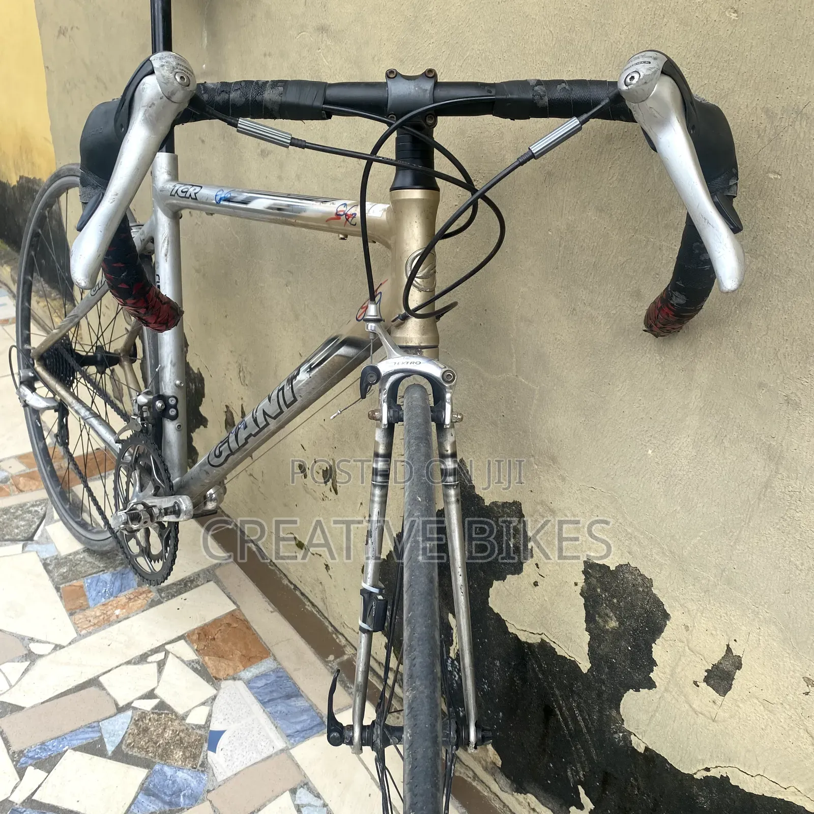 Sharp Brown Super Light 9-Speed Road Bike, Carbon Fork & Bearing Rims