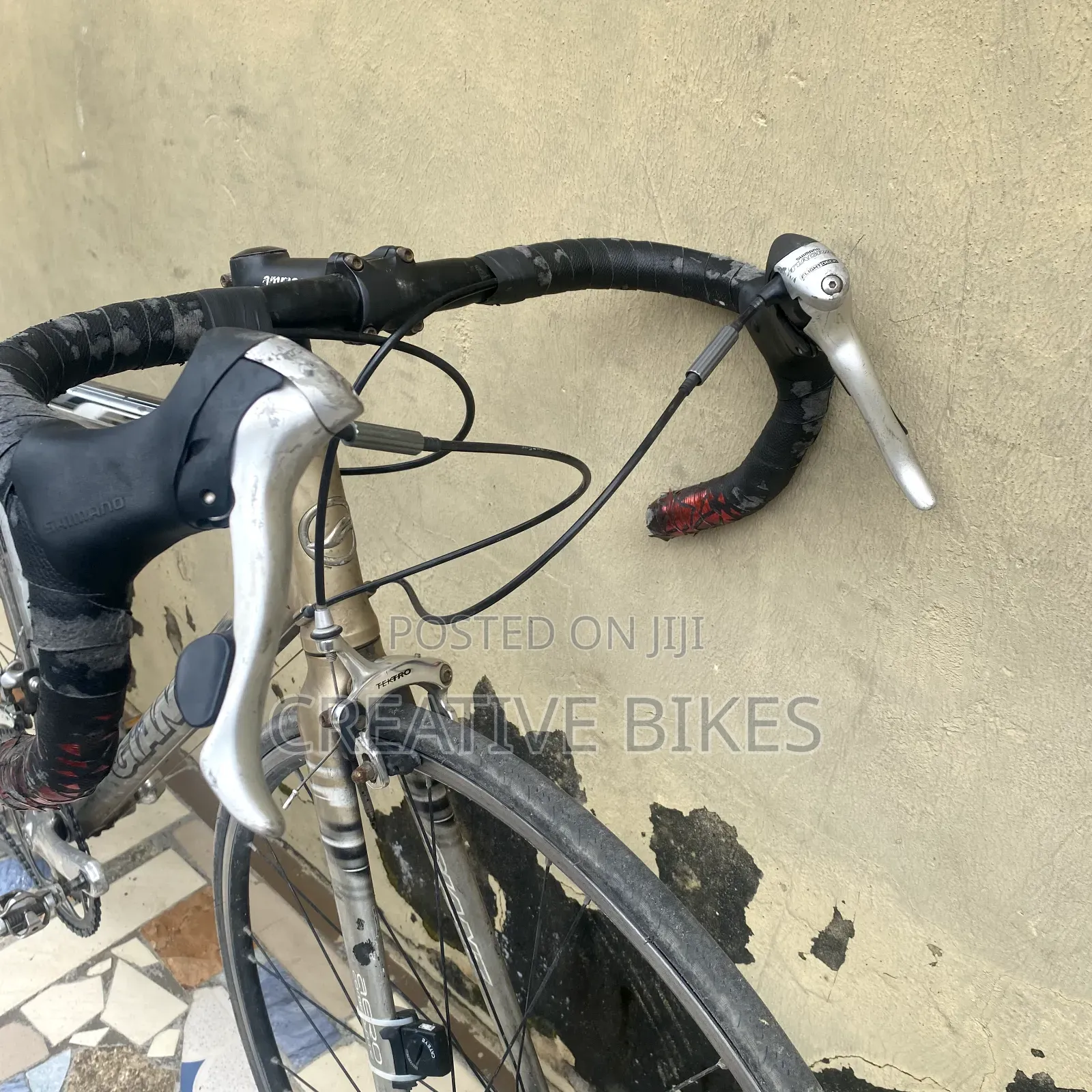 Sharp Brown Super Light 9-Speed Road Bike, Carbon Fork & Bearing Rims