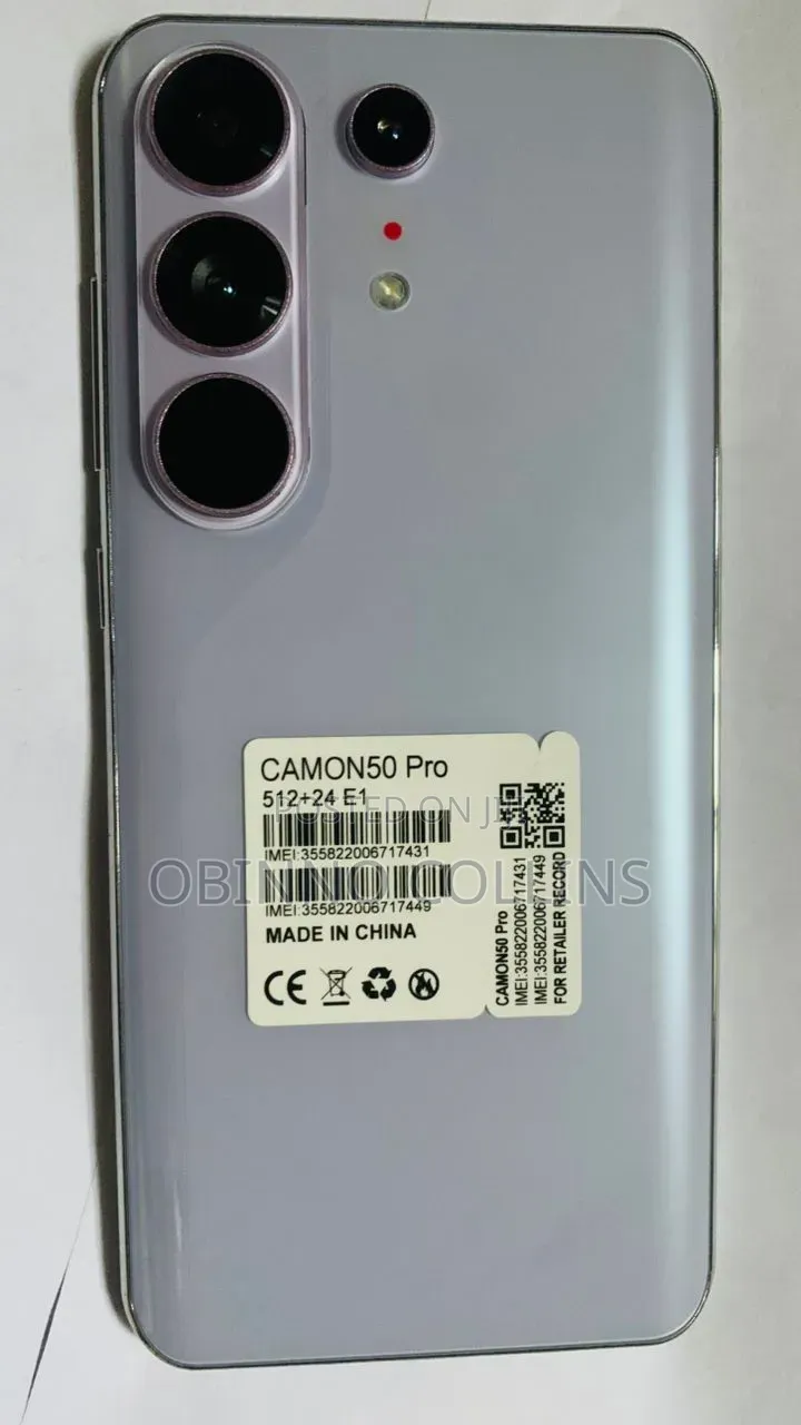 New Tecno Camon 50 Pro 256 GB Silver
