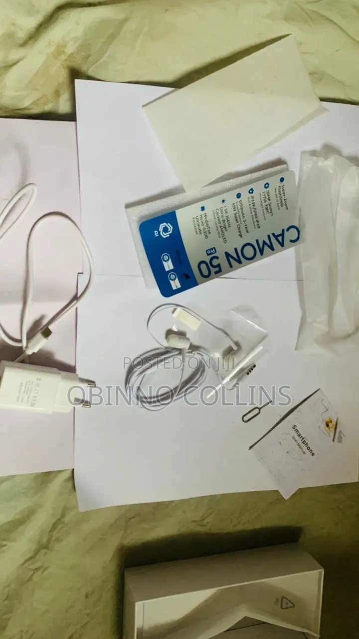 New Tecno Camon 50 Pro 256 GB Silver