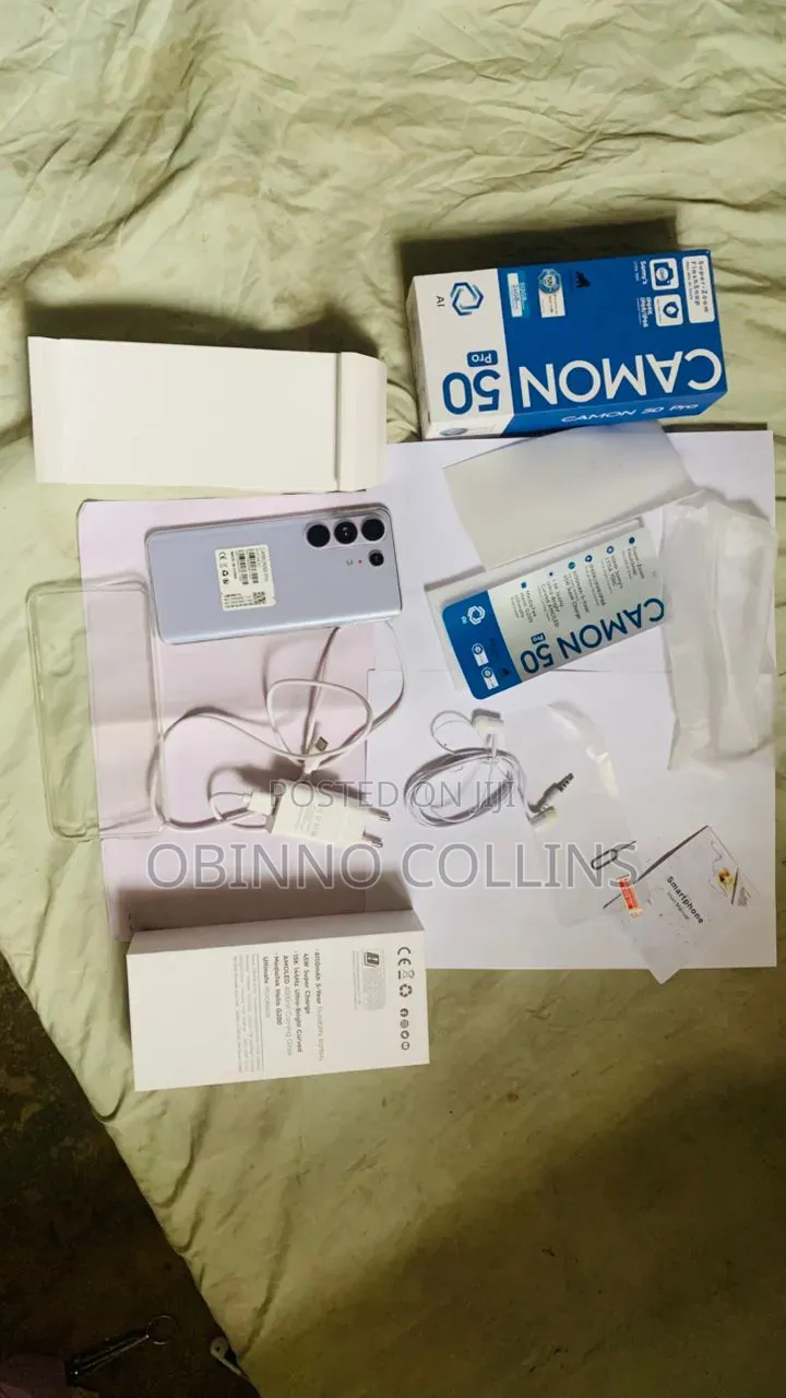 New Tecno Camon 50 Pro 256 GB Silver