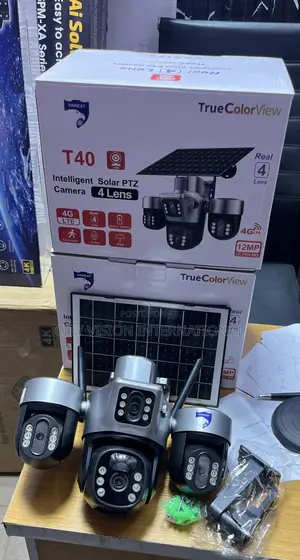 T40 Intelligent Solar PTZ 4-Lens Security Camera