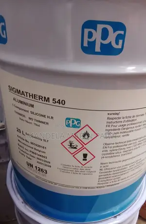 SIGMATHERM 540 Aluminum 1component Silcone H.R  No  Thinner