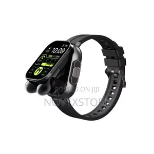 2-in-1 Smartwatch With Built-in Bluetooth Wireless Earbuds
