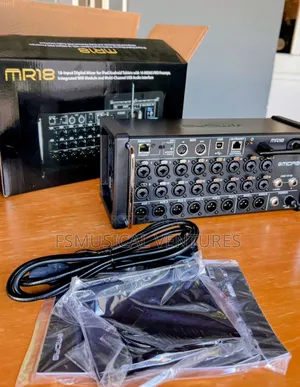 Midas Mr18 Channels Digital Mixer With Preamp, WiFi Multi USB