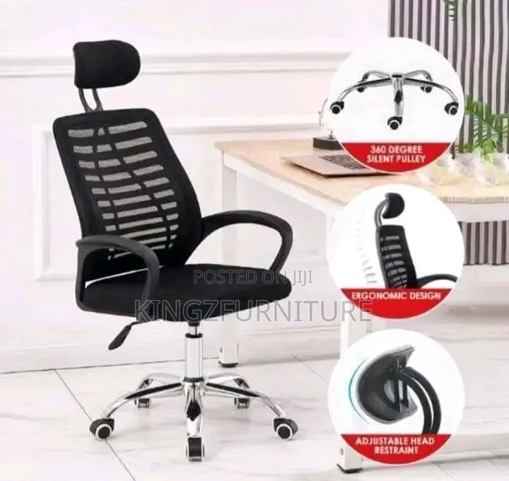 Ergonomic Black Mesh Office Chair