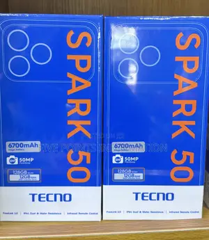 New Tecno Spark 50 128 GB Black