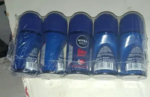 Nivea Men Dry Impact Anti-Perspirant Roll-on (Pack of 5, 50ml Each)