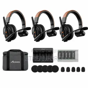Accsoon CoMo SE Full-Duplex 3-Person Wireless Intercom System(2.4 GHz)