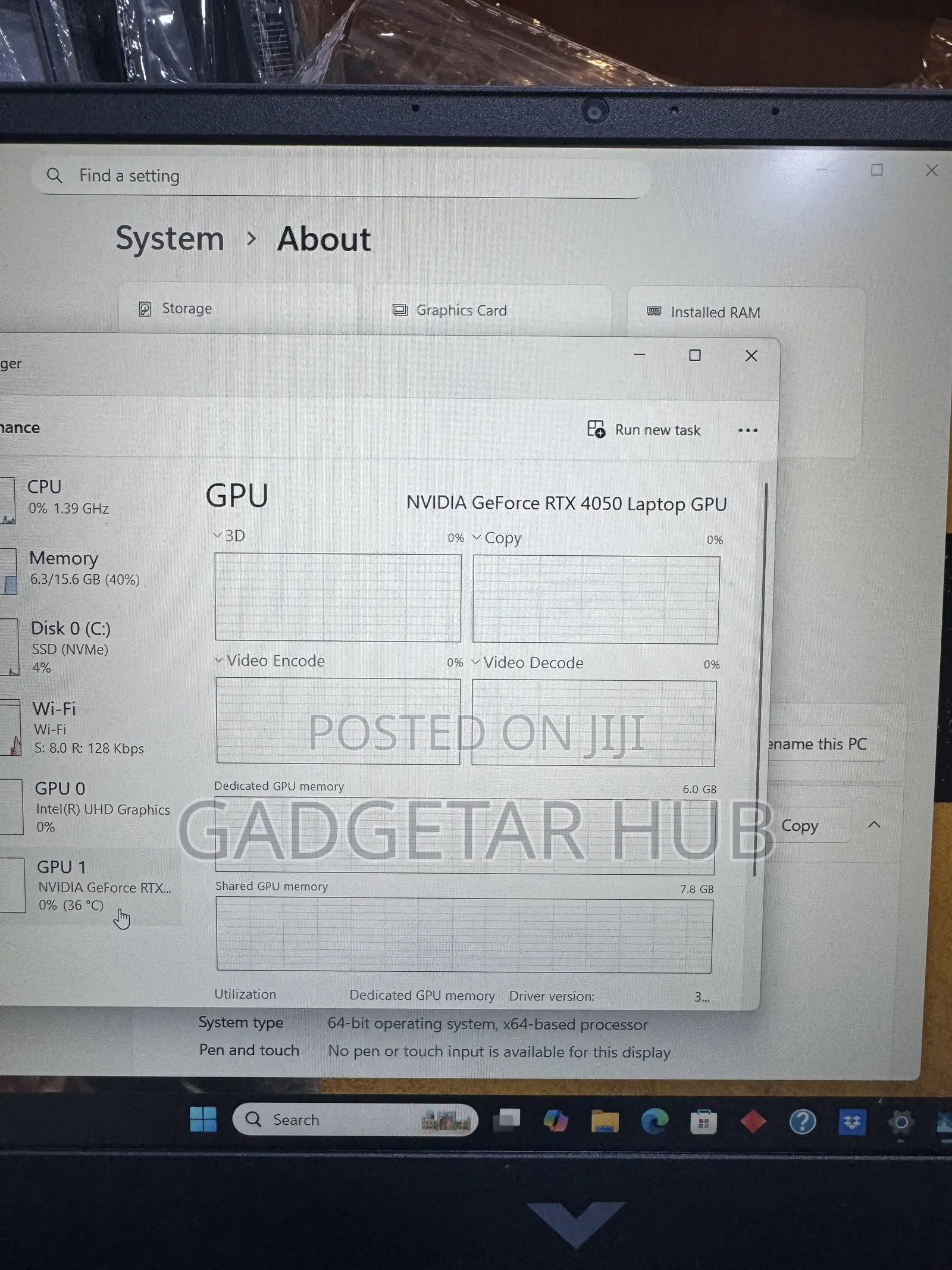 Laptop HP Victus 15 16GB Intel Core i5 SSD 512GB