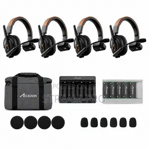 Accsoon CoMo SE Full-Duplex 4-Person Wireless Intercom System(2.4