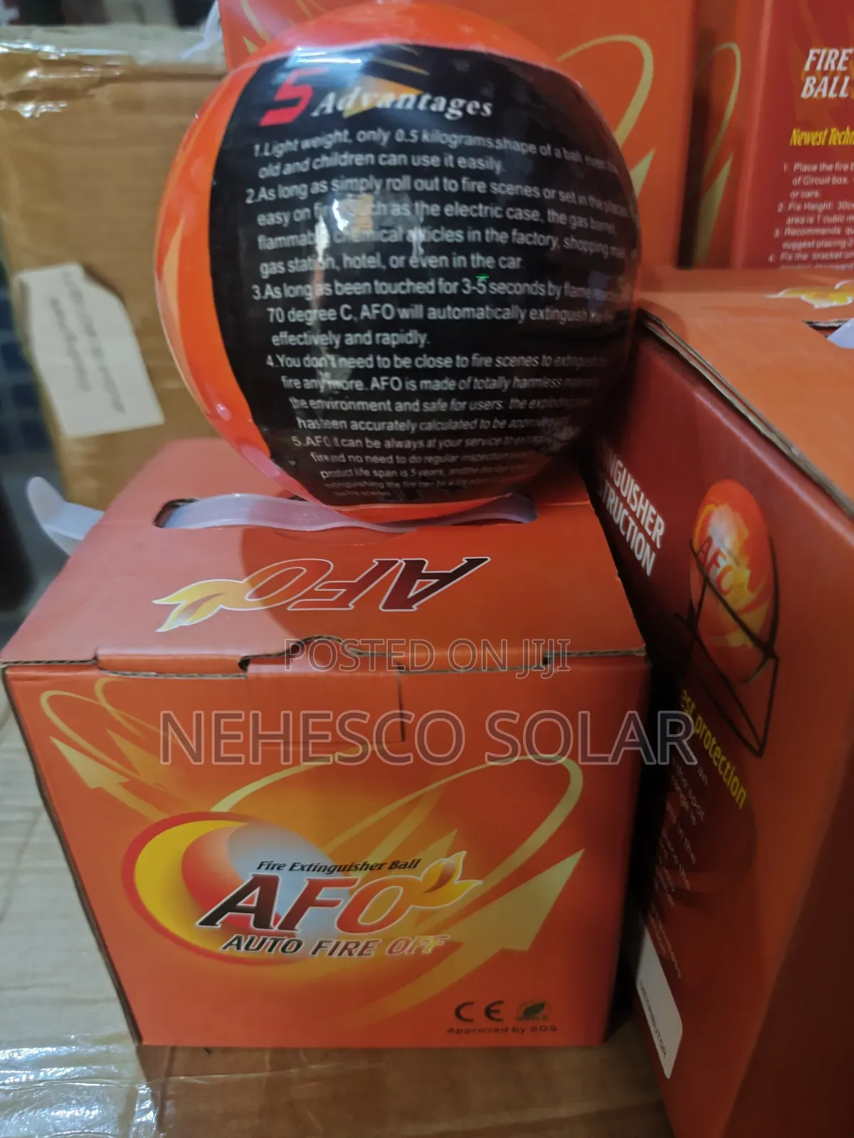 Compact Fire Extinguisher Ball – Small Size