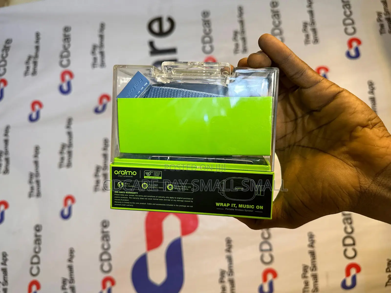 Pay Small Small Oraimo Wrap Fm Support Speaker on Cdcare.App