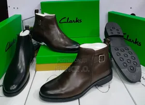 Pure Leather Chelsea Clarks Boot