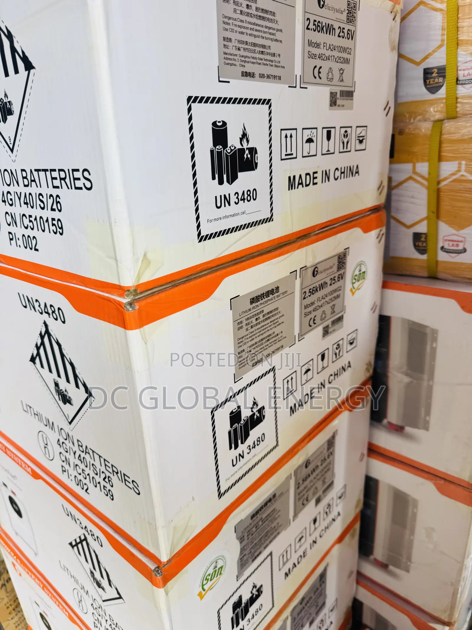 Felicity 2.5kwh 25.6v Ion Lithium Battery