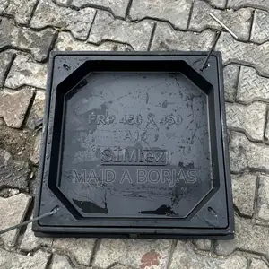 FRP Manhole Cover 60x60 Recess - Tile Insert