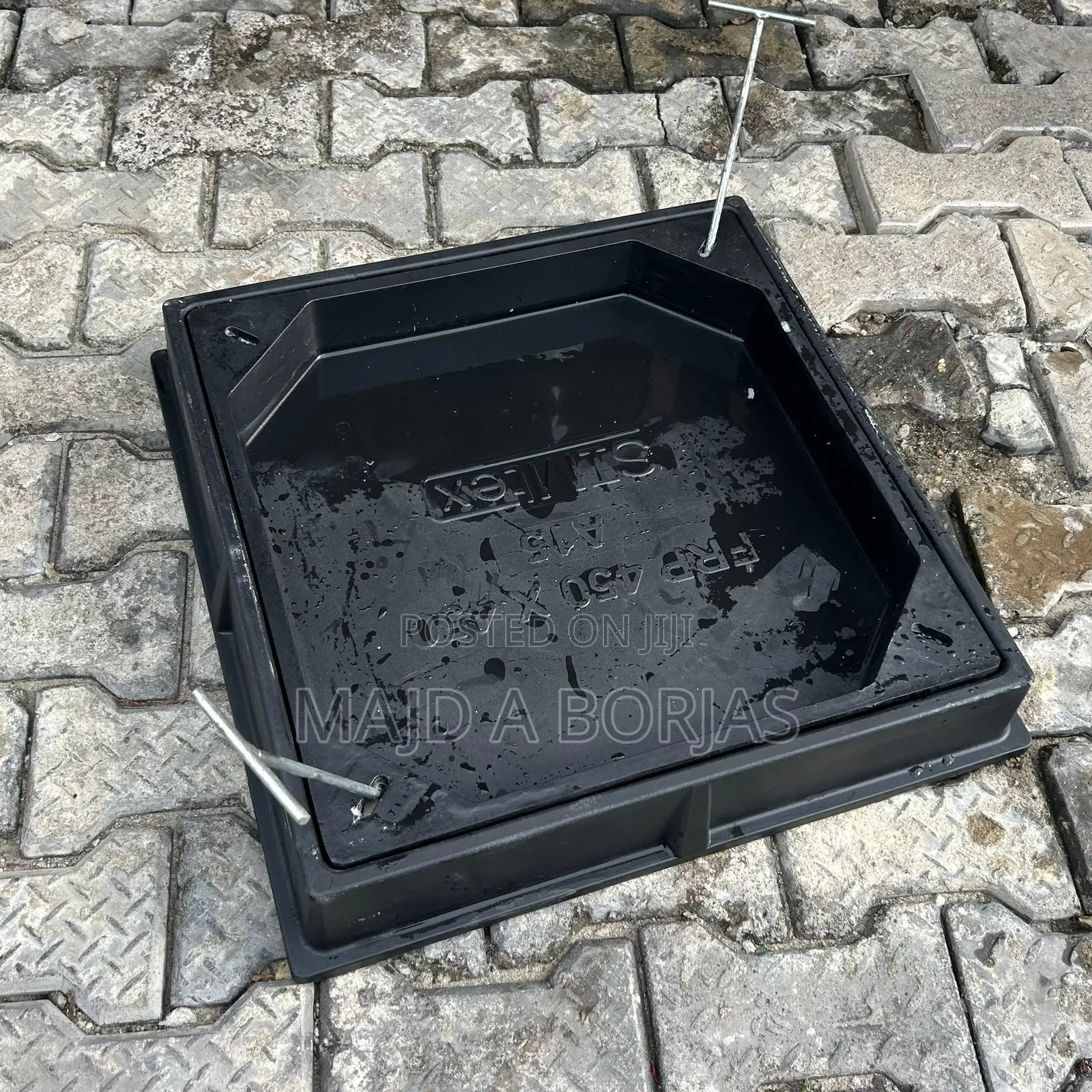 FRP Manhole Cover 60x60 Recess - Tile Insert