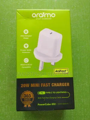 Oraimo 20w Fast iPhone Charger