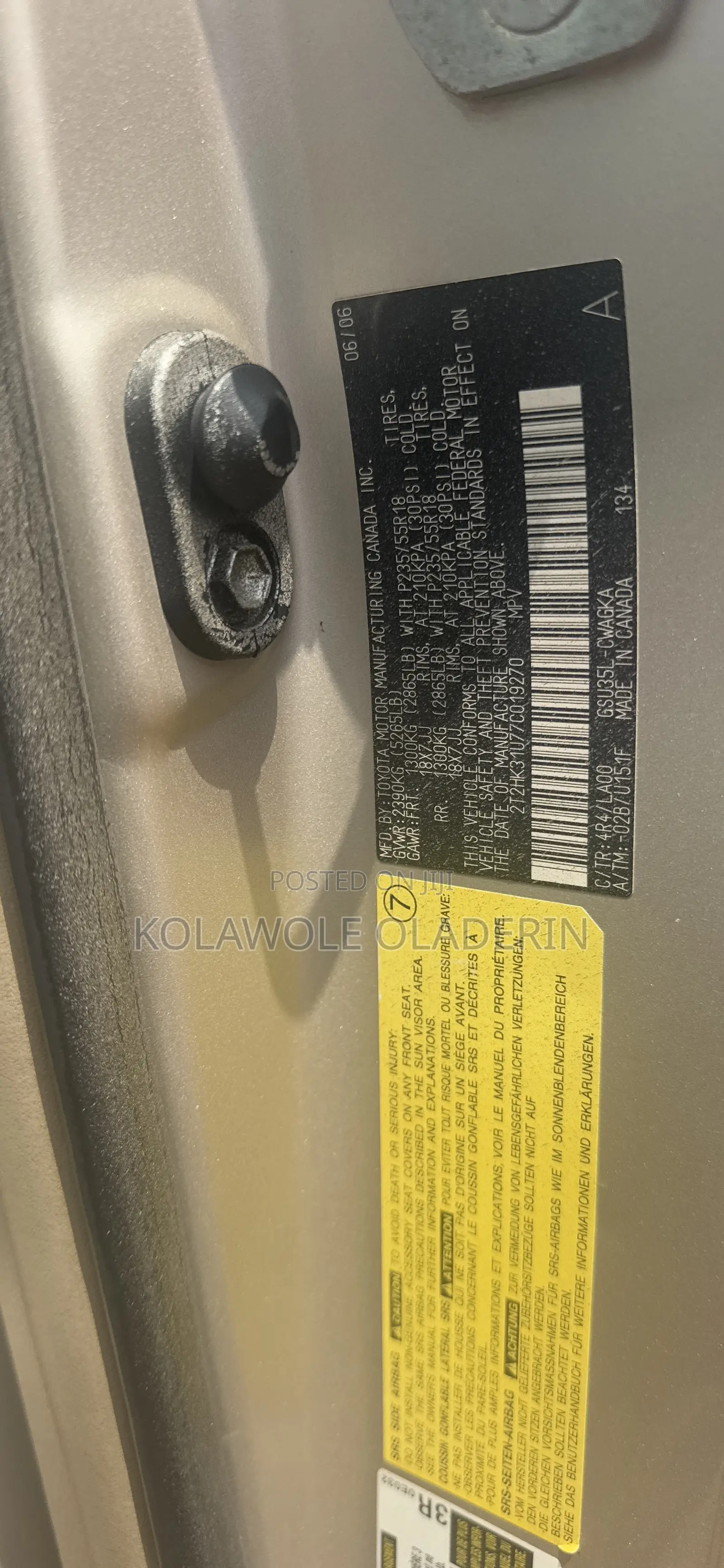 Lexus RX 2008 Gold